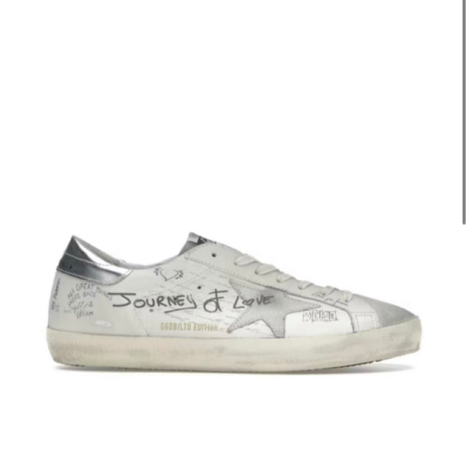 Golden Goose Super Star White Ice Silver