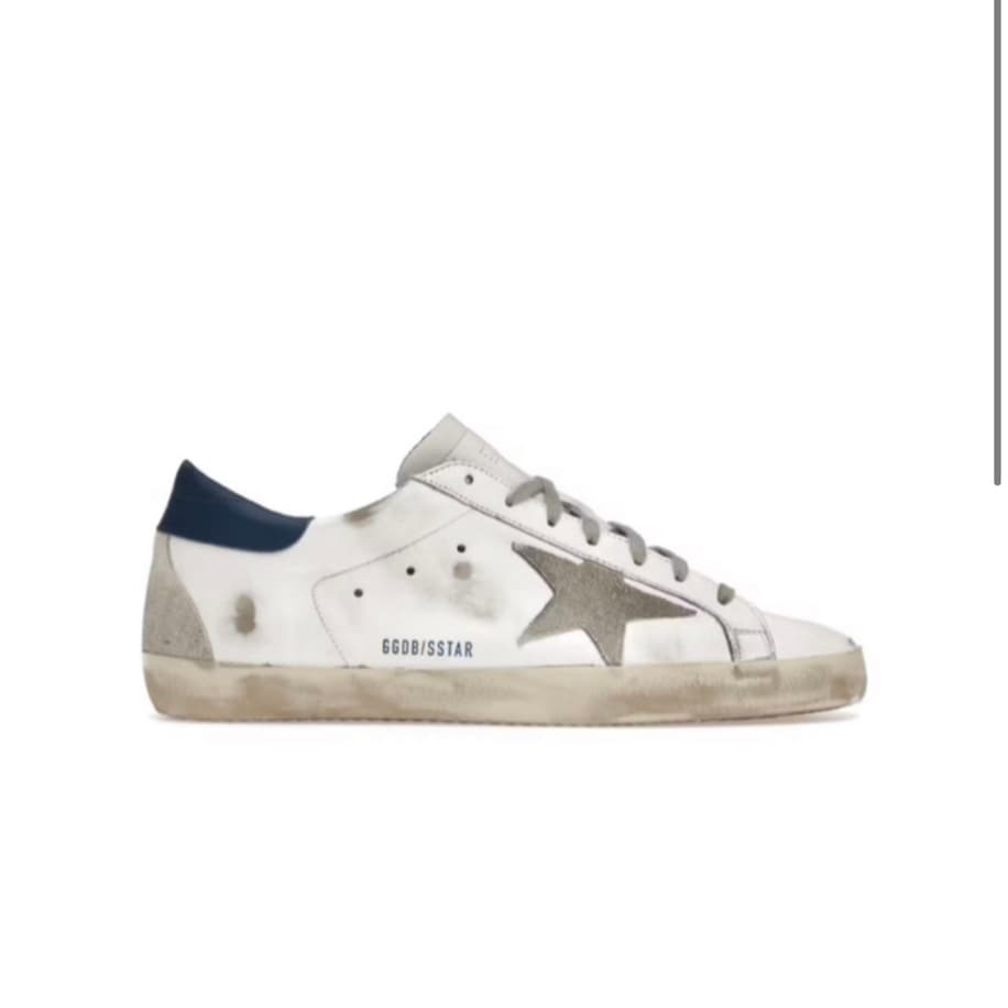 Golden Goose Super-Star White Royal Blue
