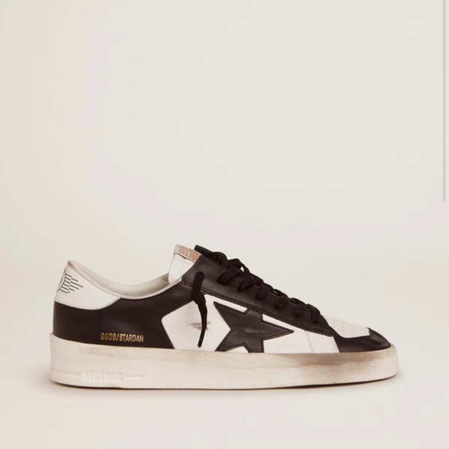 Golden Goose Stardan Black And White