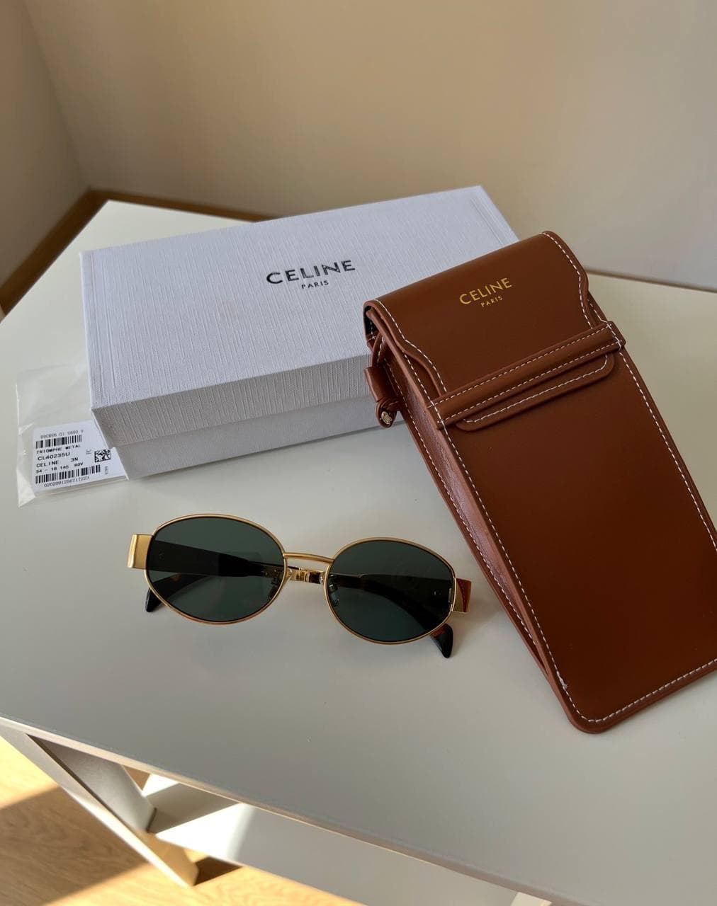 Celine Celine Triomphe Metal CL40235U